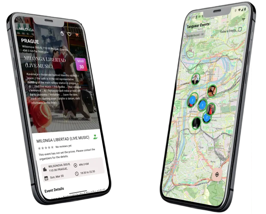 Tanguear Events Feature