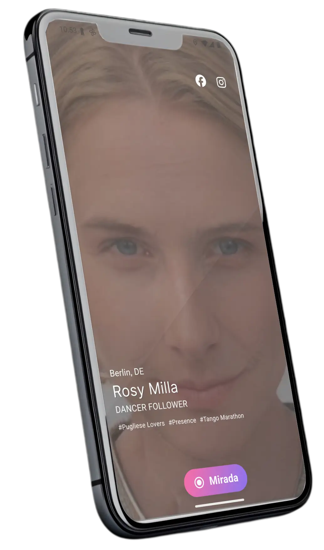 Tanguear user profile
